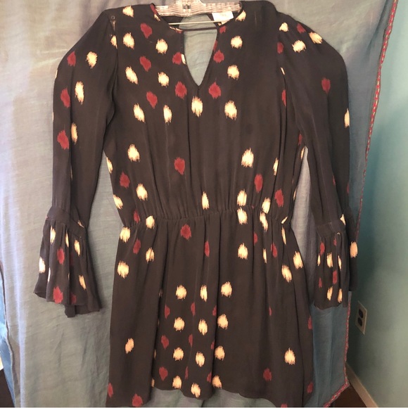 Parker silk keyhole shirtdress. Size small - Picture 5 of 11